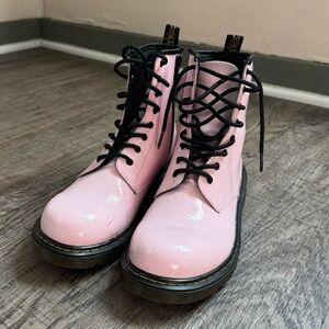 Pink Dr. Marten boots